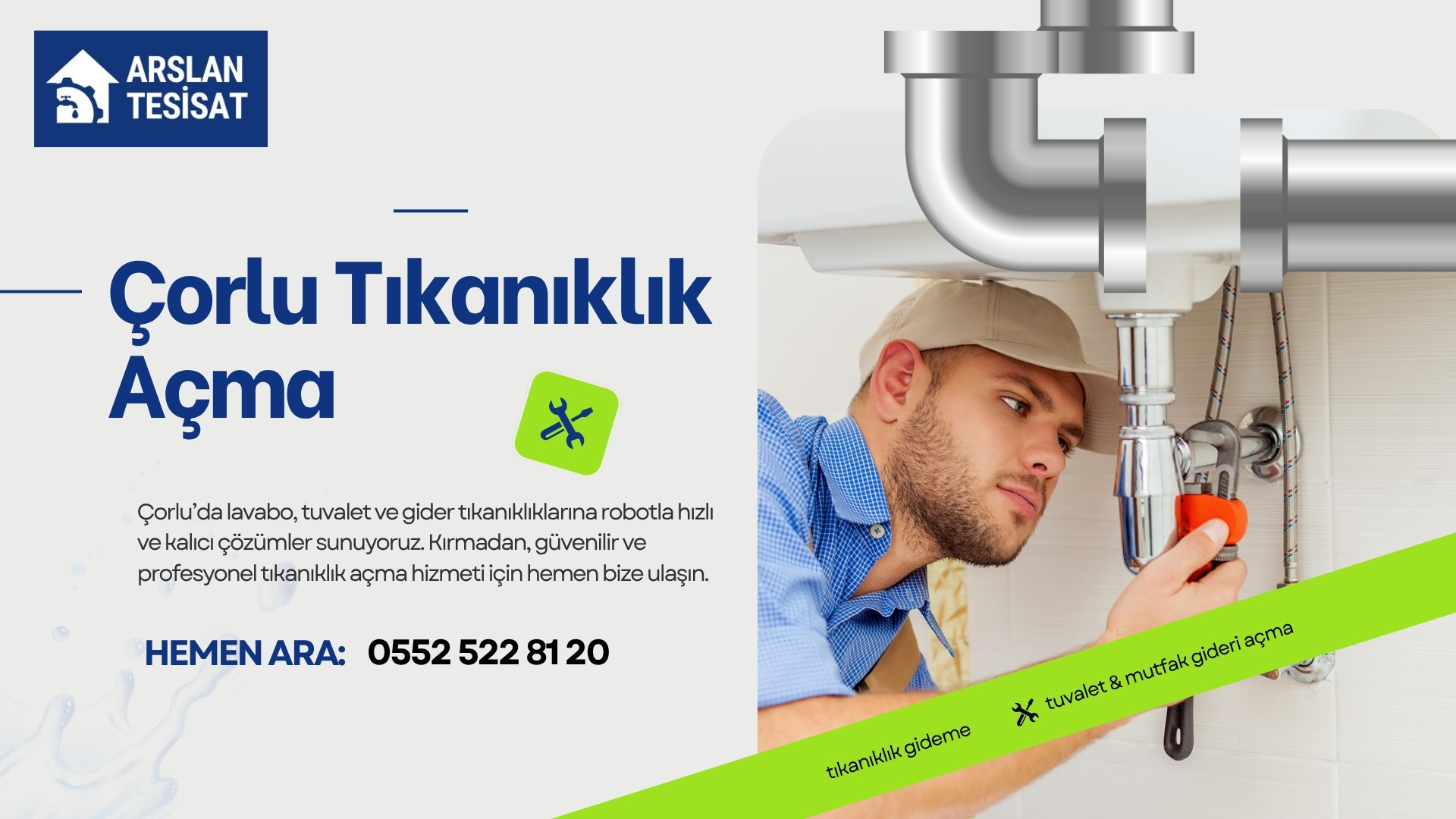 Çorlu tıkanıklık açma hizmetleri